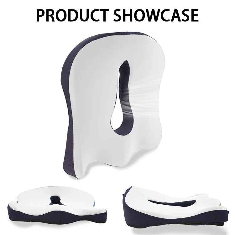 Ergonomic Office Car Seat Cushion Comfortable Orthopedic Memory Foam Zero Gravity Chair for Relief Lumbar Pillows Seat Cushions
