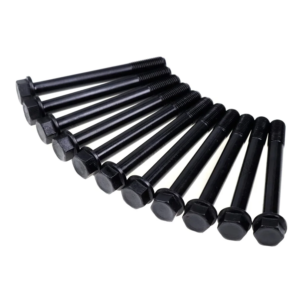 11Pcs Cylinder Head Bolts 31A01-11100 for Mitsubishi Engine S3L S3L2 Cub Cadet Compact Tractor 7000 7200 7205 7260 7265 7360SS