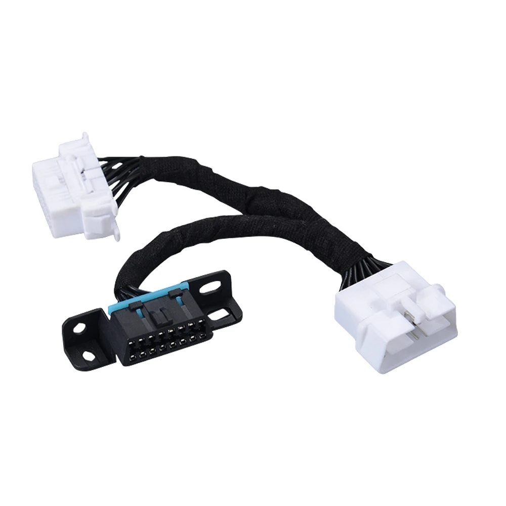 16Pin Male To Female With Molex 10P Houslng OBD OBDII 16 Pin OBD2 Y Cable For OBD2 Diagnostic Scanner Fault Code Reader