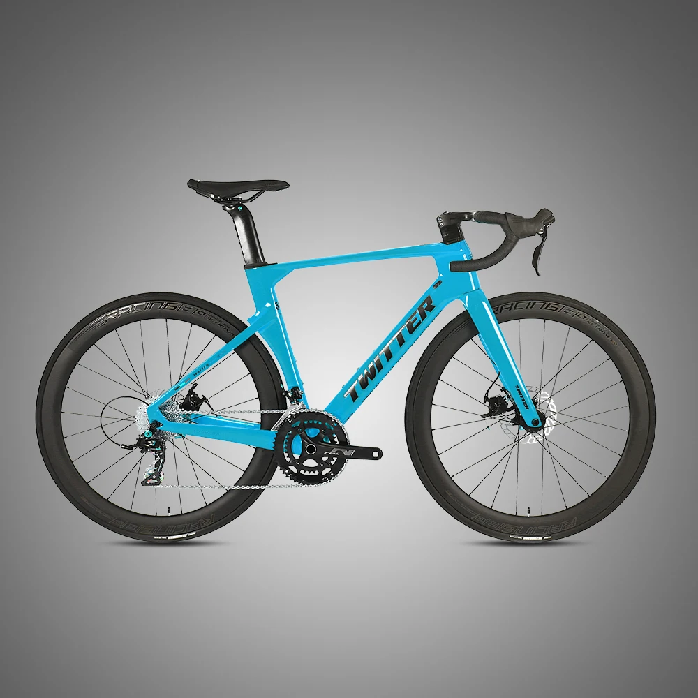 Twitter R10 Carbon Fiber Road Bike - 24 Speed Disc Brake