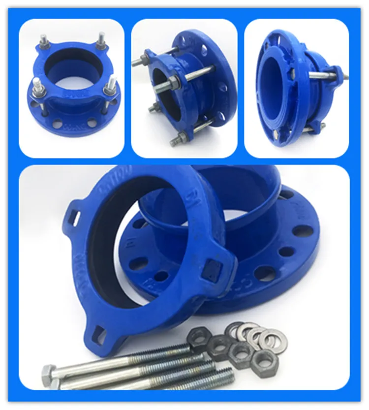 EN545 Wide range ISO2531 Flange Adaptor gi fitting pipe, View Large