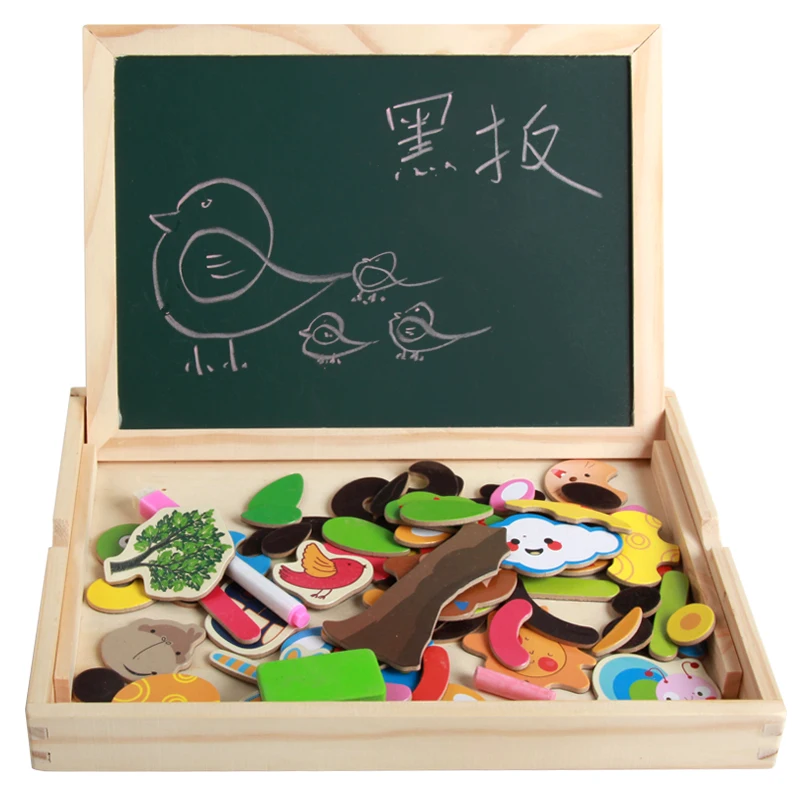 Wooden Educational Multifunction Drawing Board for Kids