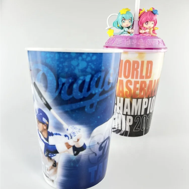 Customized Plastic Pp Popcorn And Drink Cup Theater Container Drink