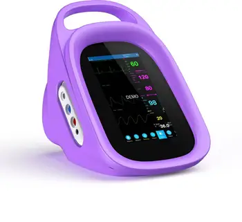 High Quality Handheld Veterinary Pet Patient Monitor with Spo2 EtCO2 NIBP RR PR TEMP Multi-Parameter Diagnostic Equipment
