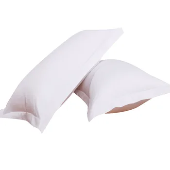 Wholesale high quality hotel bedding pure cotton breathable comfortable pillowcase