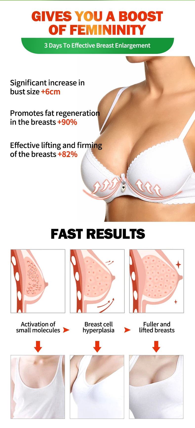 Instant Breast Beauty Firming Tightening Body