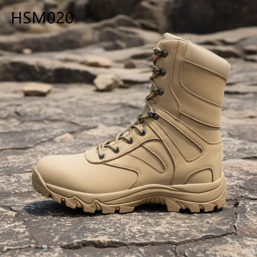 HY,nasty Conditions Quick Resilience Sole Anti-cold Marching Boots Classic Full Leather Combat Boots Popular in Russia HSM020