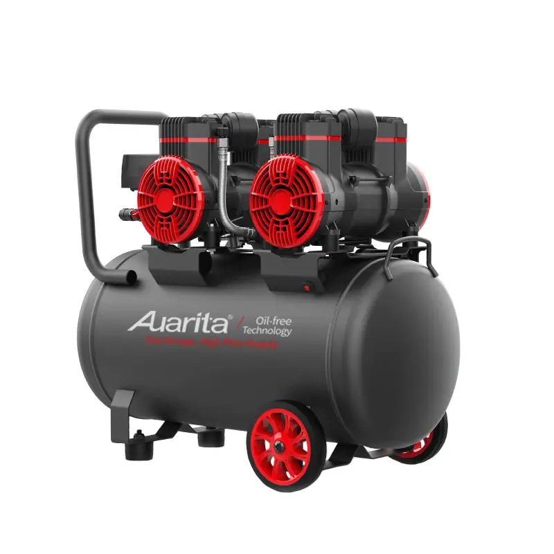 Auarita Silent DC Oilless Air Compressor 220v Silent Price Made in China Oil Free Air Compressor 50L