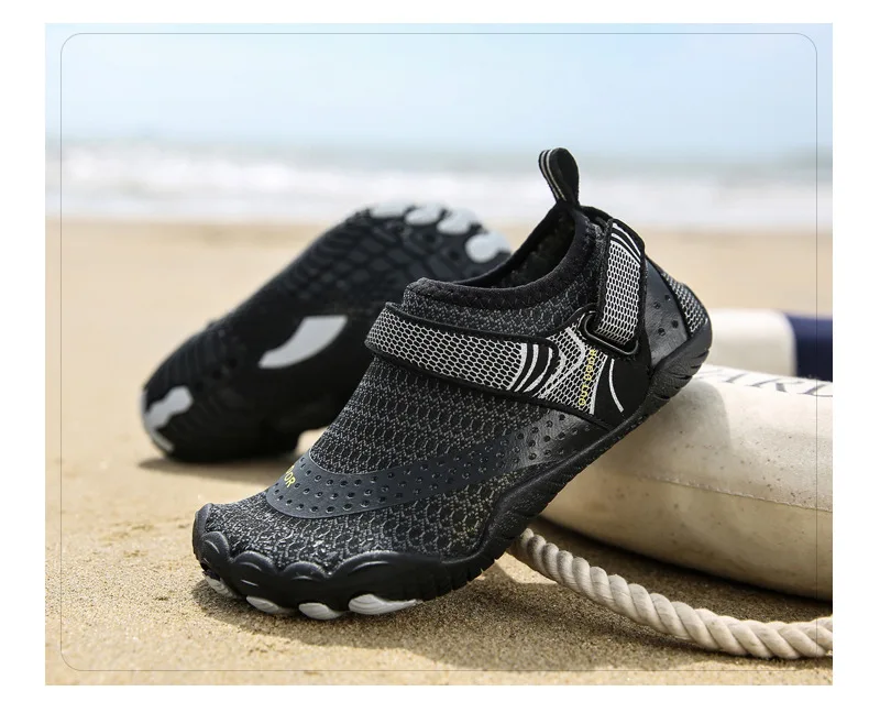 Children Anti Slip 5 Fingers Wading Shoes Beach Aqua Shoes Quick Dry Barefoot Upstream Surfing Slippers Hiking Water Shoes Kids