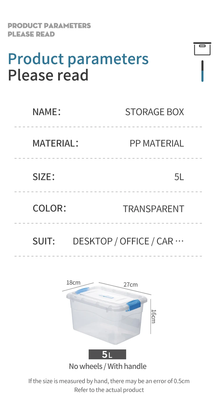 High Quality Storage Box - Durable & Space-saving