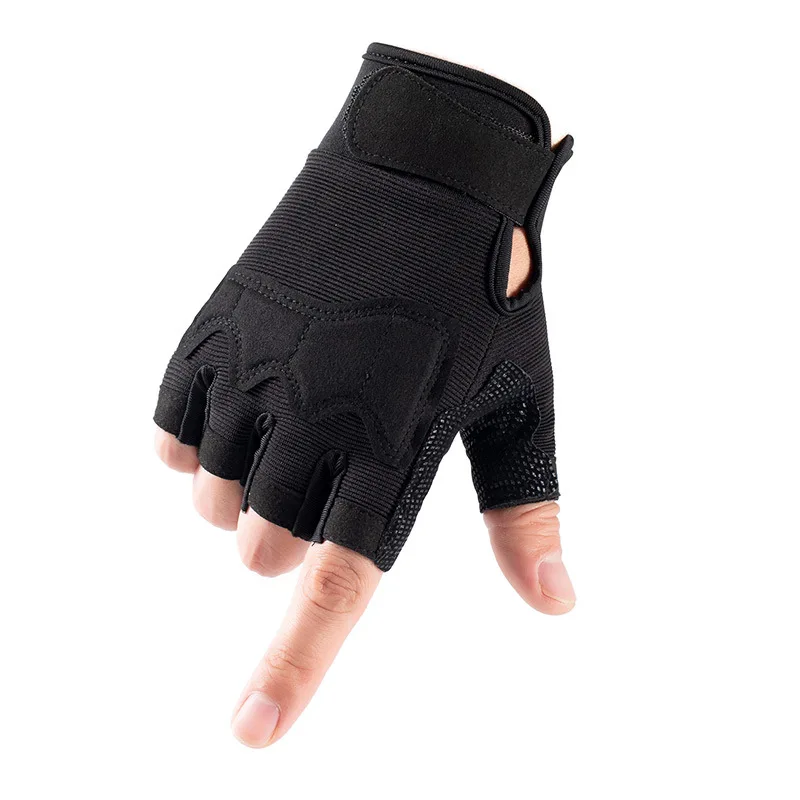 Outdoor CS Game Equipment Half Finger Gloves Custom Paintball Fingerless Tactical Gloves aperçu 11