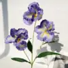 Oil painting: Iris deep purple
