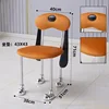 Marco terciopelo naranja-plata