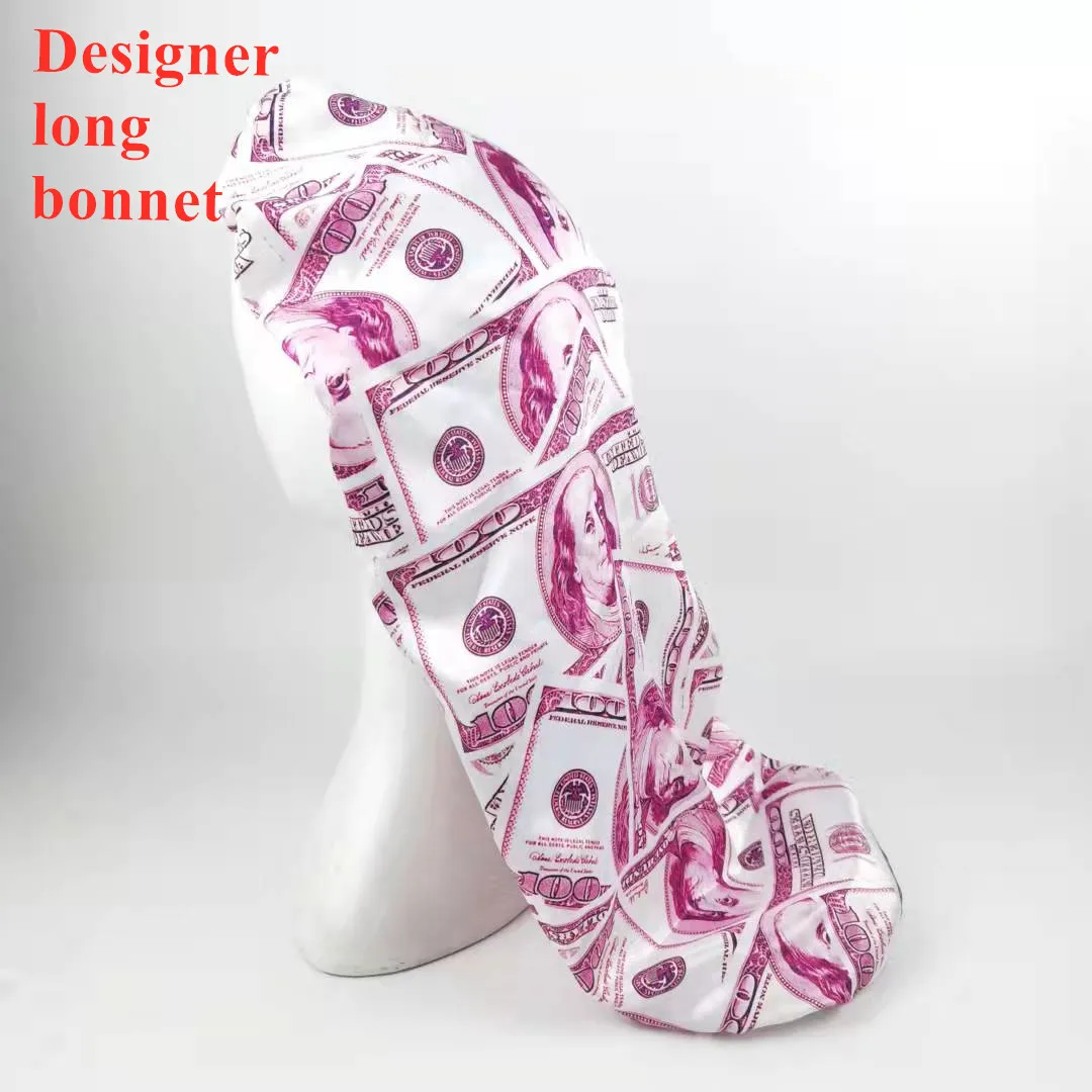 Designer Bonnets Durags Masks on