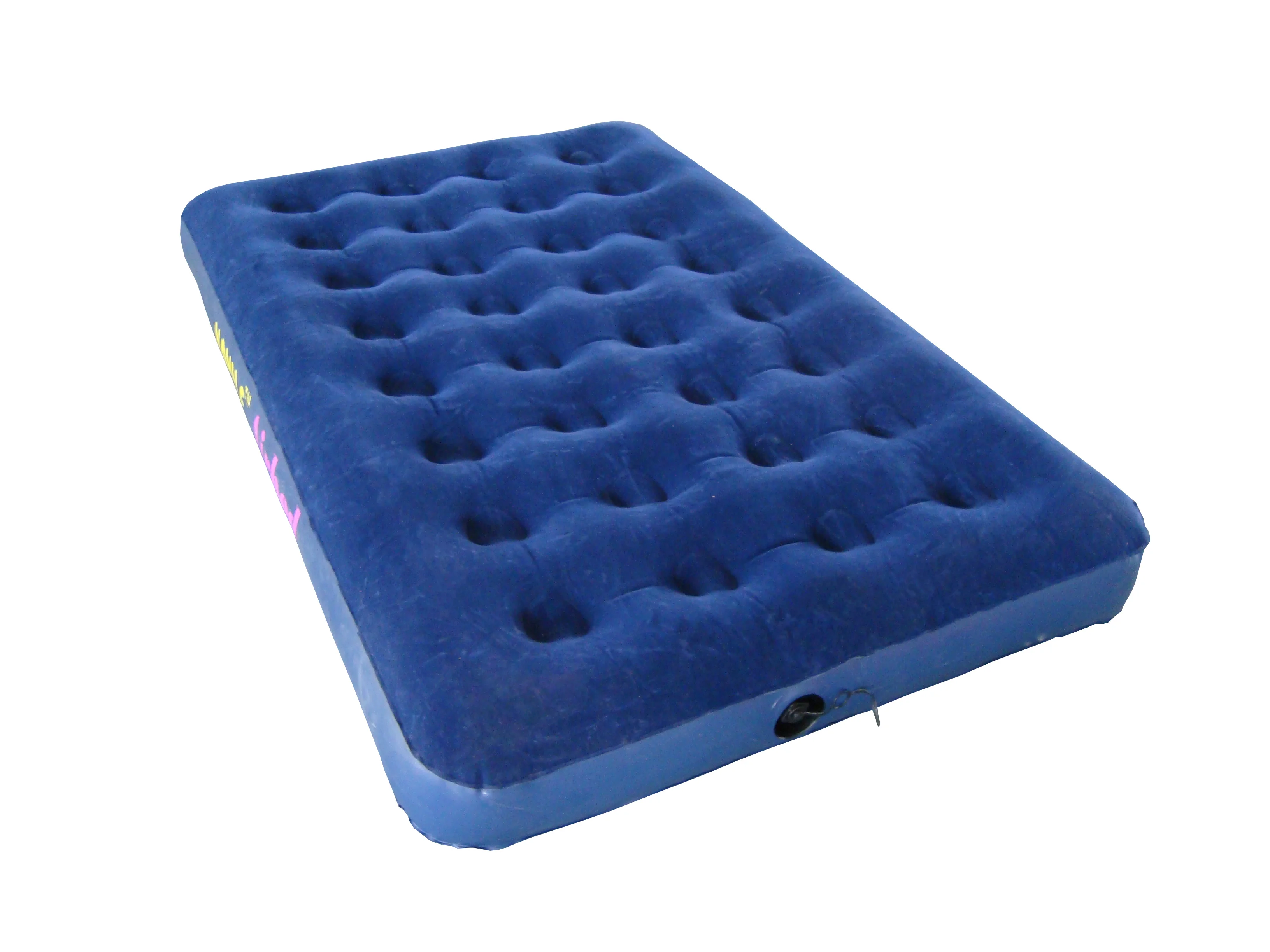 
2021 надувной матрас, кровать для кемпинга, путешествий, двойная Флокированная воздушная кровать из ПВХ 