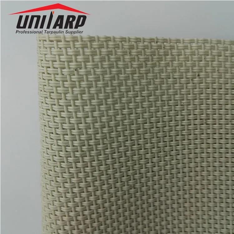 Sun Protection 1000D Reinforced Polyester PVC Coated Mesh Roller Blind Mesh Fabrics