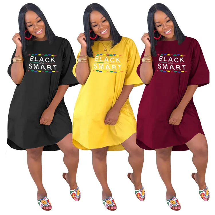 black and smart shirt dress