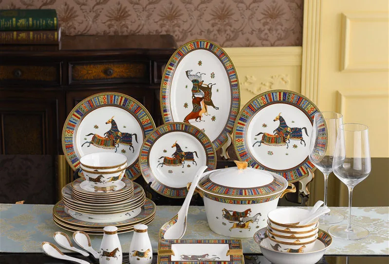 hermes dinnerware sale