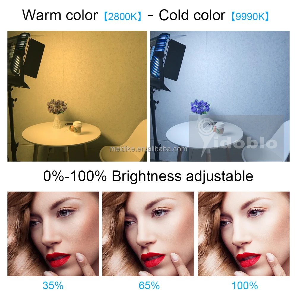 Télécommande Yidoblo BiColour A-2200BI DEL lampe à film vidéo pour