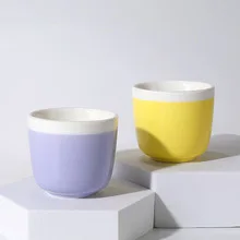Mini Empty Ceramic Teacup Candle Containers for DIY Candle - Making