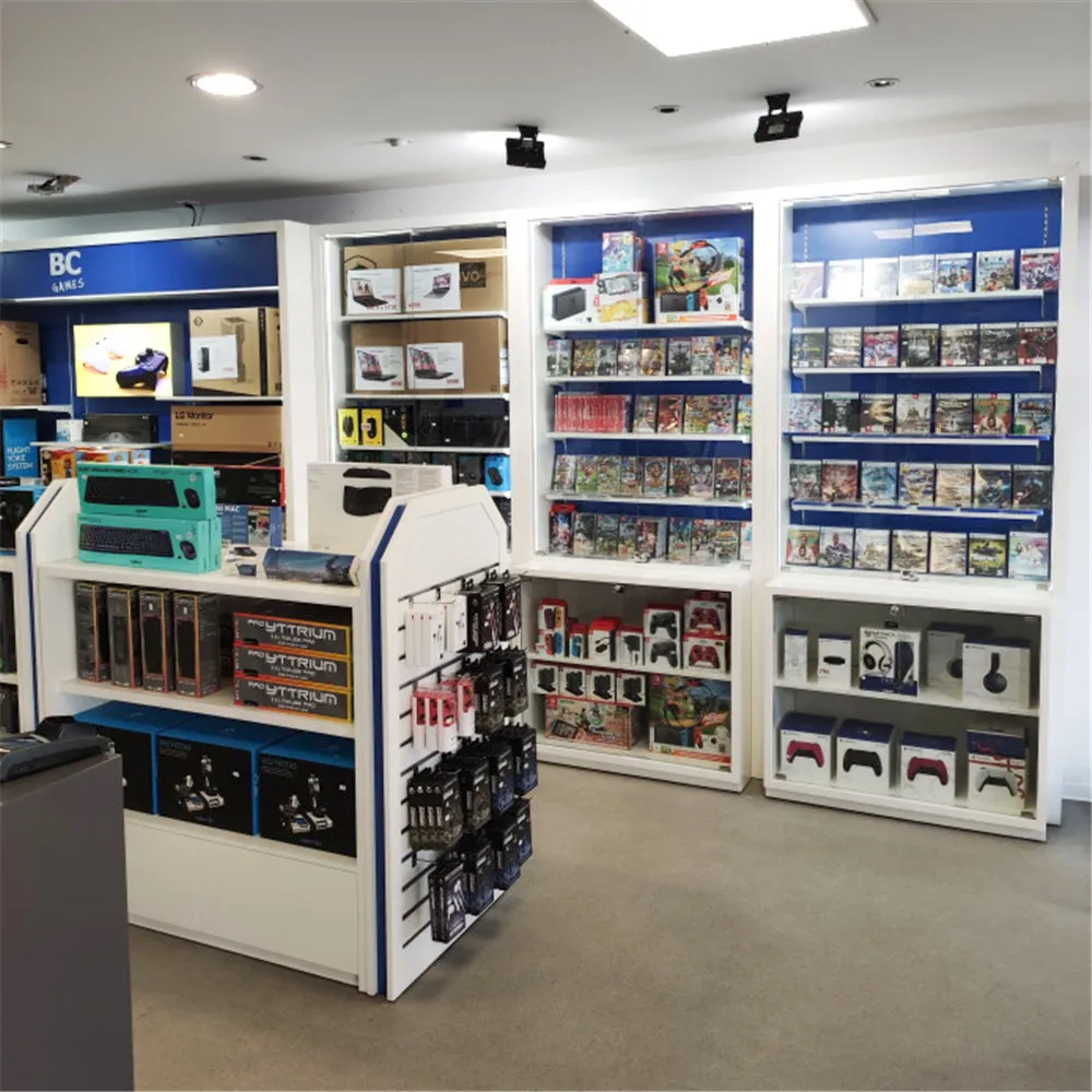 Modern Computer Retail Shop Interior Display Furniture Design - Elegant ...
