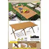 Mesa para Rollitos de Huevo Amarilla de 150*60*45
