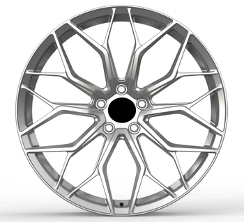 Factory Customize Jante 5X112 19" Forged Aluminum Alloy Wheels Sliver Car Rims For Bmw 5 Series Alloy Wheels Rims