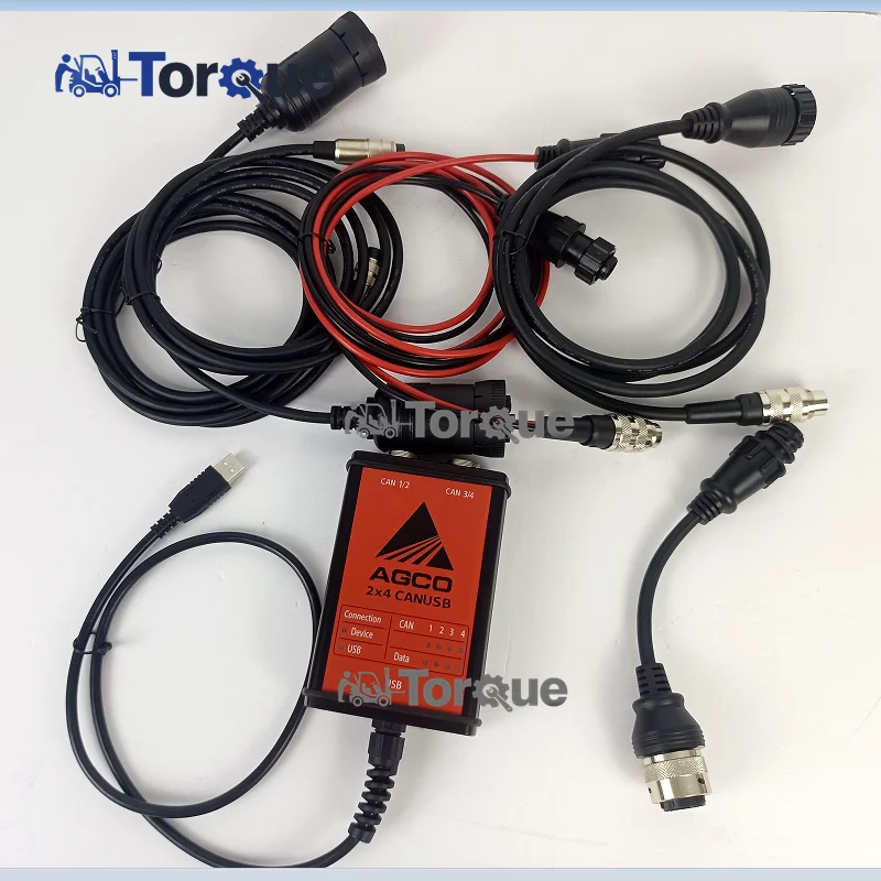 Heavy Duty Scan Tool AGCO CANUSB 2X4 DIAGNOSTIC Tool for AGCO Agricultural Machinery FENDT Tractor AGCO DIAGNOSTIC KIT CANUSB
