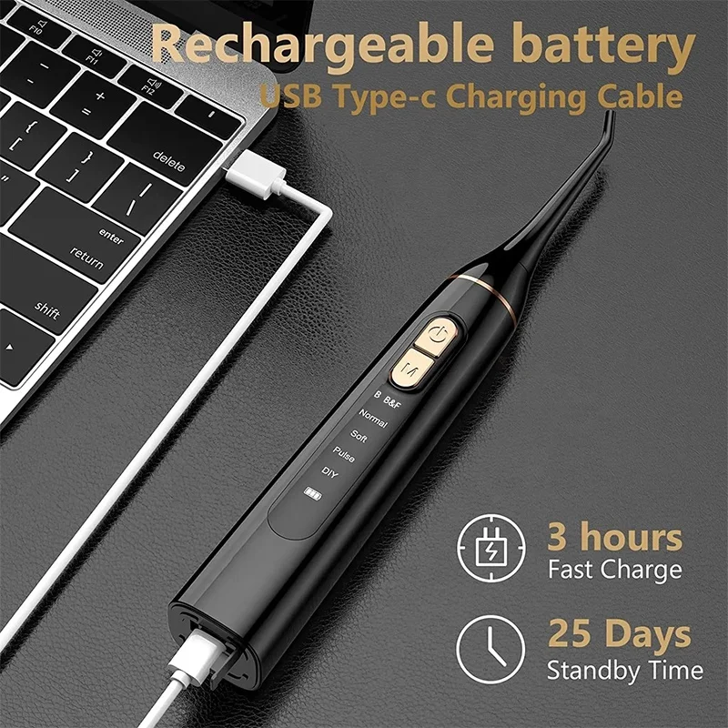 Ирригатор для полости рта с резервуаром для воды (электрическая зубная щетка и водный ирригатор Combo In One) Набор для чистки зубов