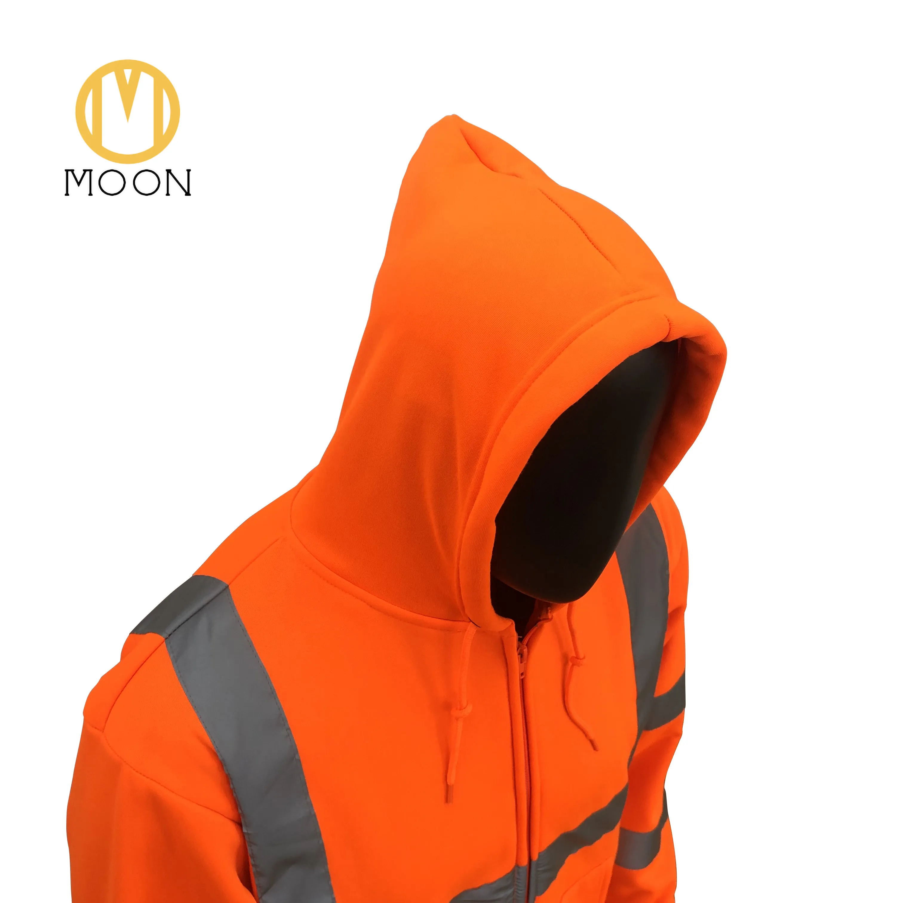 High Visibility Safety Mens Vest Jacket Print Logo Construction