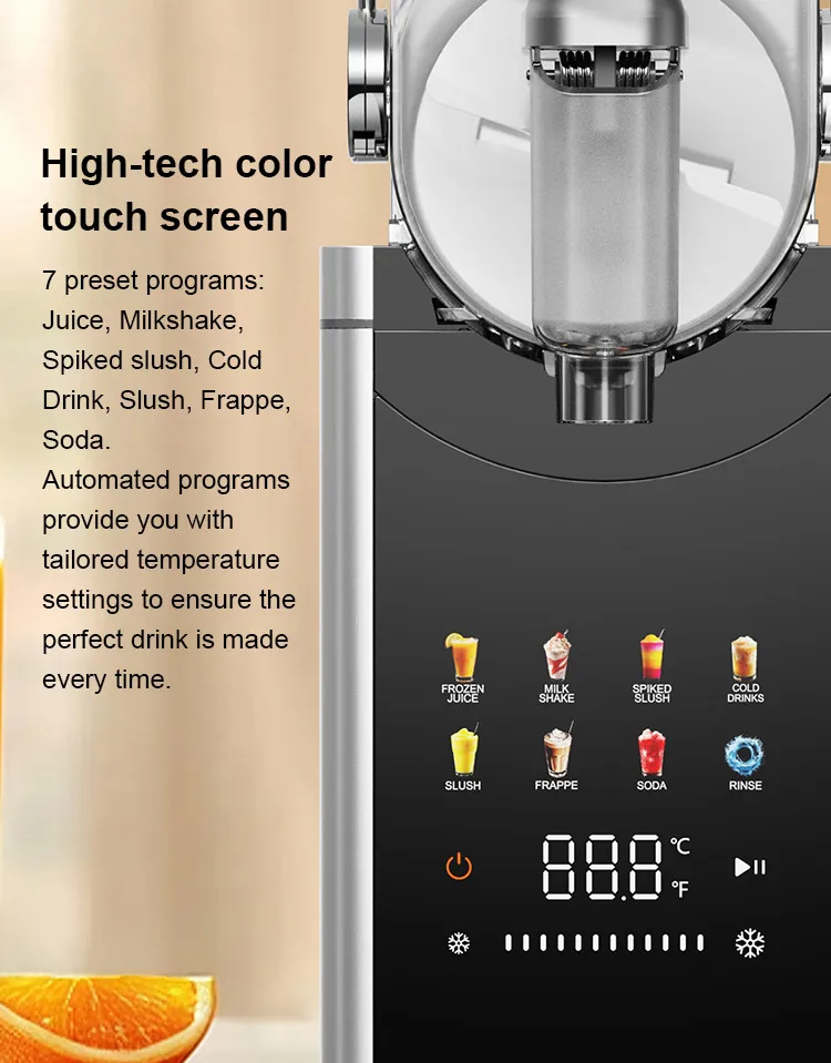 Multi-Function Smart Slushie Machine 7 Preset Programs Electronic ...