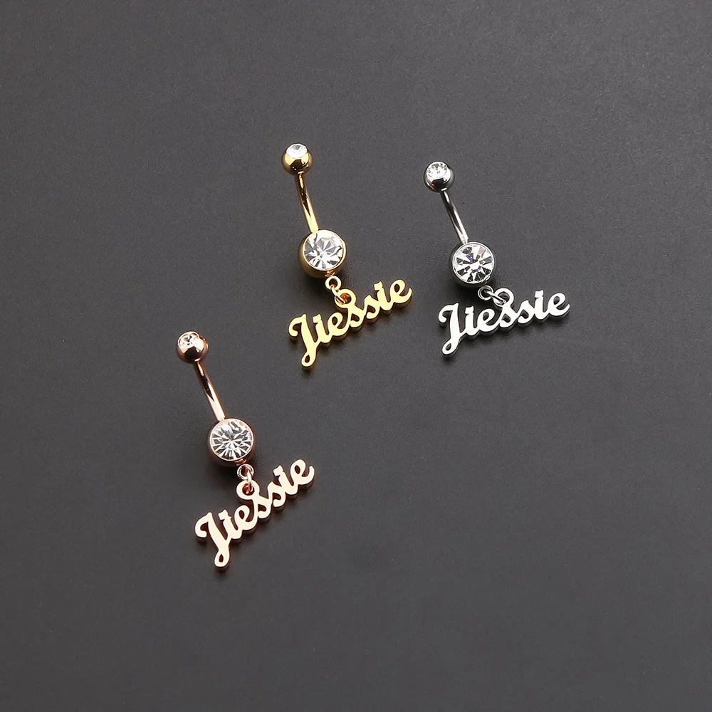 Navel Belly Ring 24k Gold Plated 