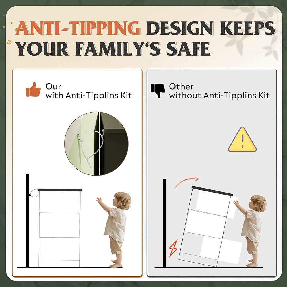 product nu deco modern black wood dresser with 6 drawers and metal handles large chest of drawers for bedroom storage-1