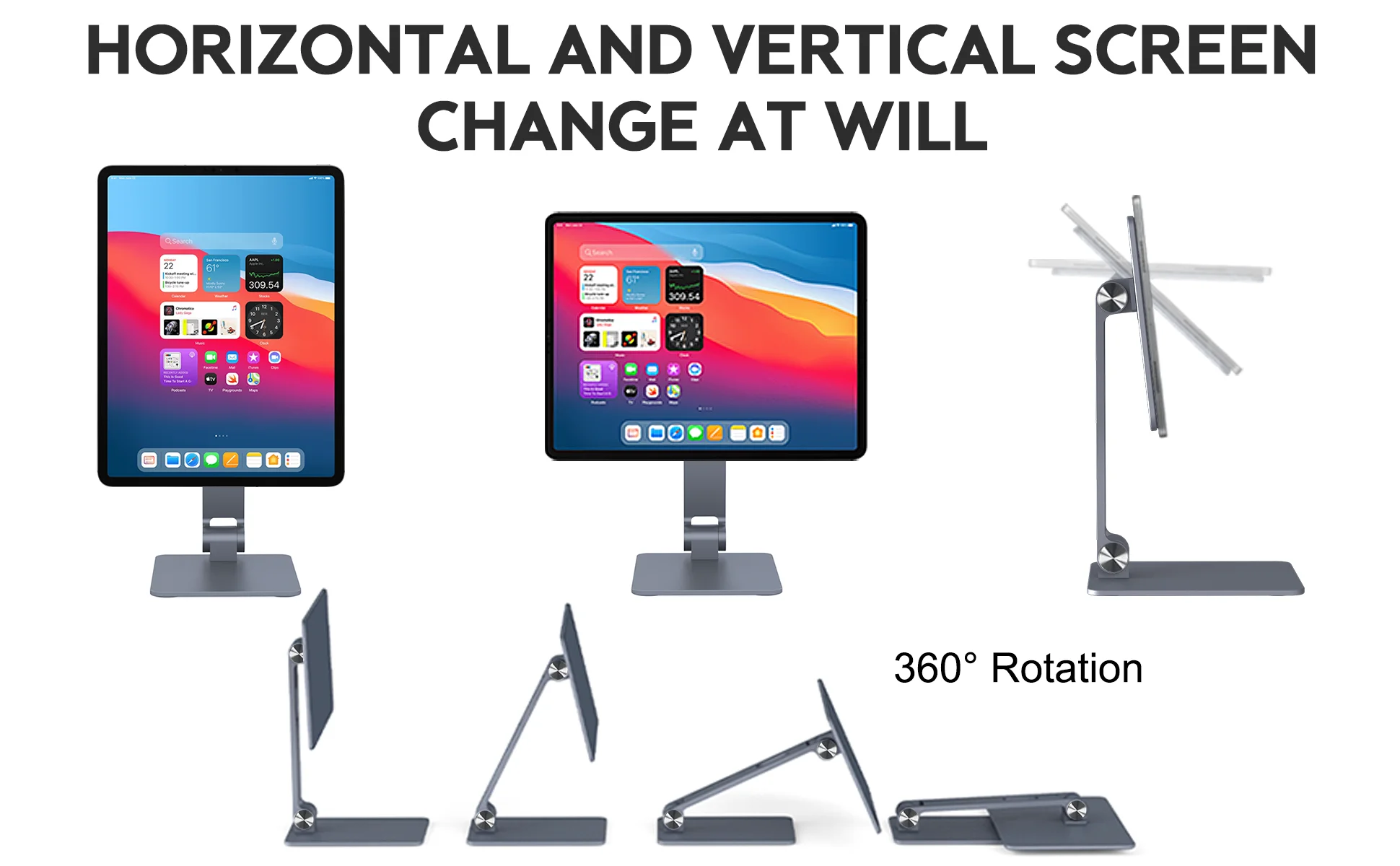 Foldable Premium Portable Multiangle Adjustable Ipad Holder