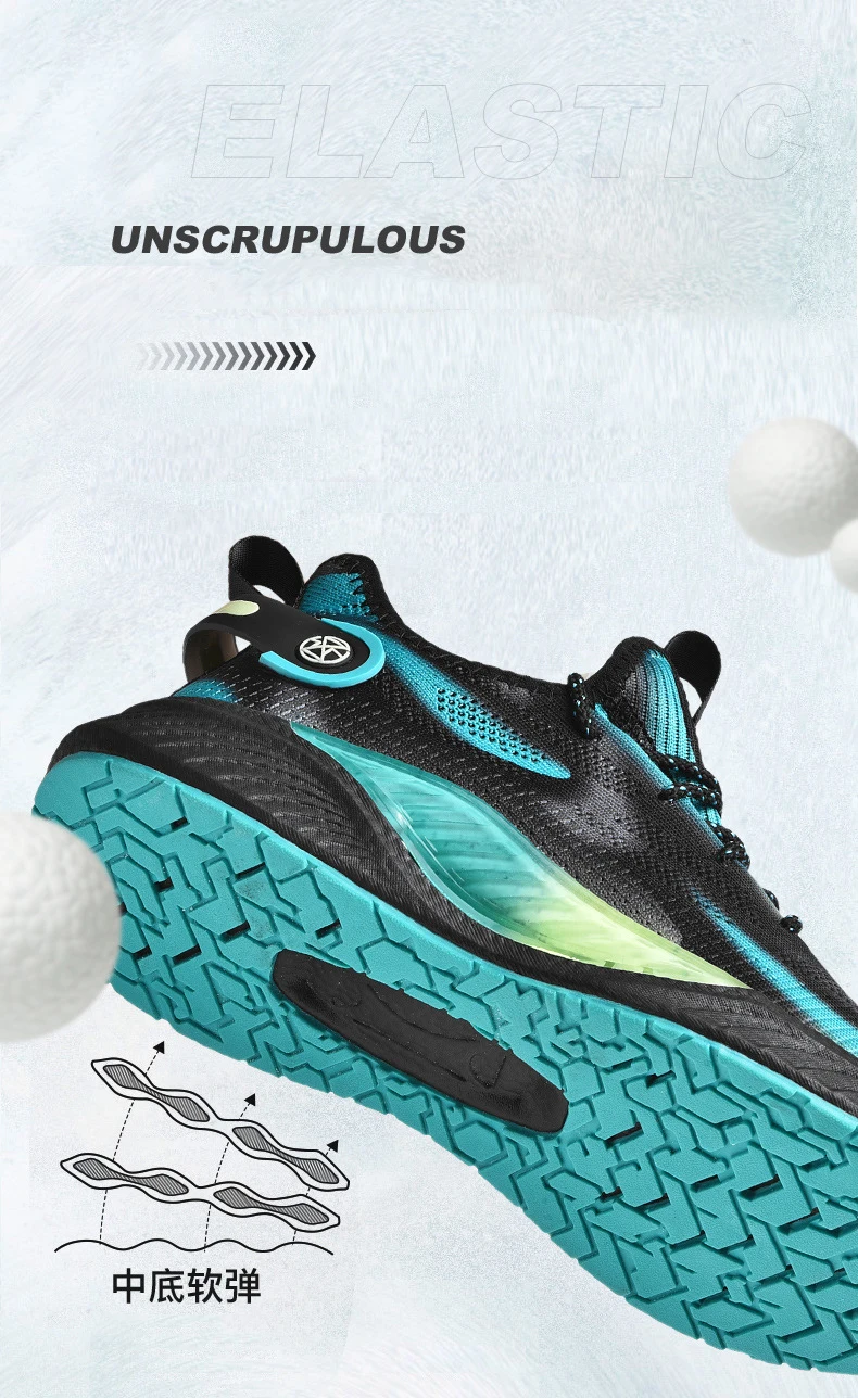 Sports Shoes Manufacture Popcorn Sole Running Shoes Men Women 2024 New