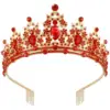 Bright red crown