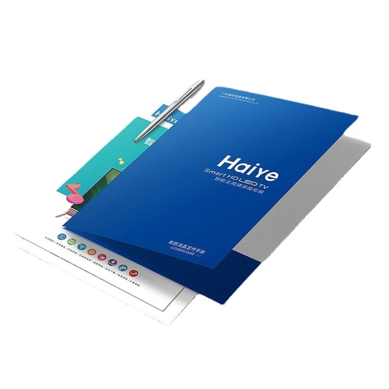 Custom Logo Design Print Document Paper Presentation Folders A4 File