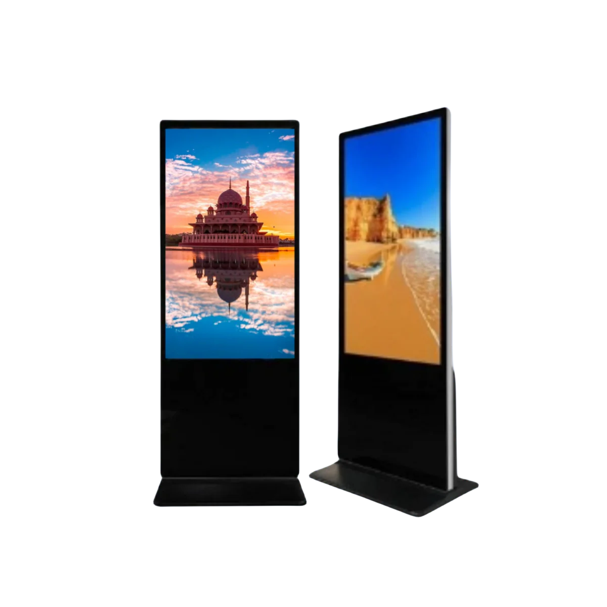 advertising display。 43-inch Vertical LCD Advertising Machine - Touch Screen Display
