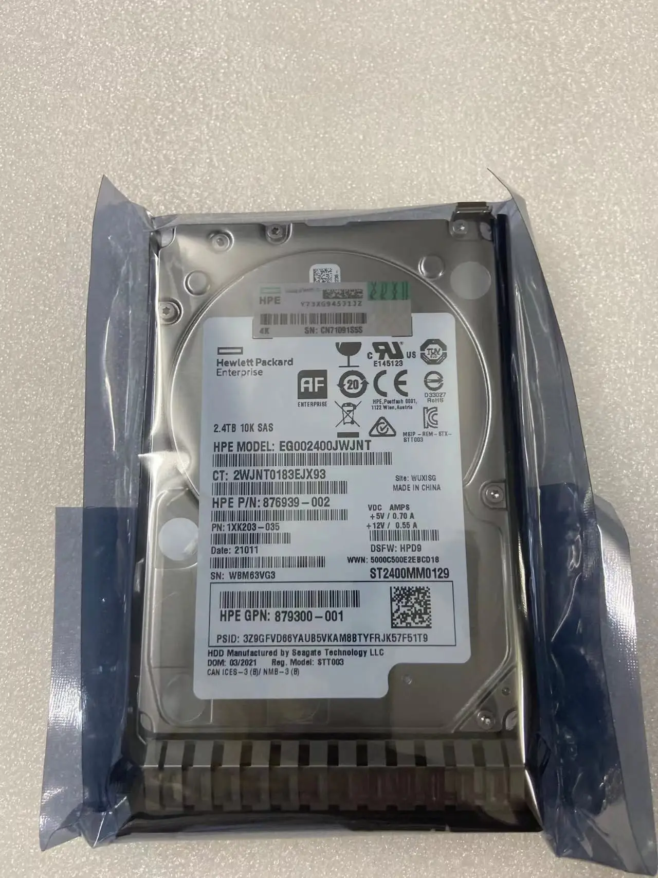 HP Disque dur 2 To 6G 7.2K 3.5 SAS P6000 eva 602119-001
