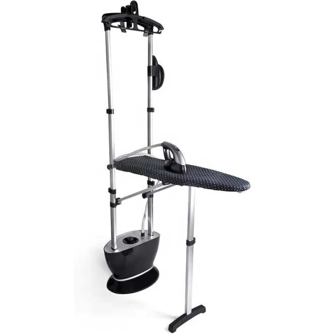 Все в одном с гладильной доской и вешалкой для одежды двойным полюсом 4 бар паровым утюгом высокого давления