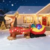 2.4-meter inflatable sausage dog sled
