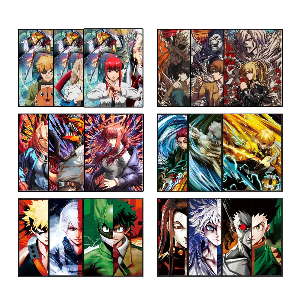 500デザイン卸売アニメ3Dポスター・ウォールデコ30×40cm