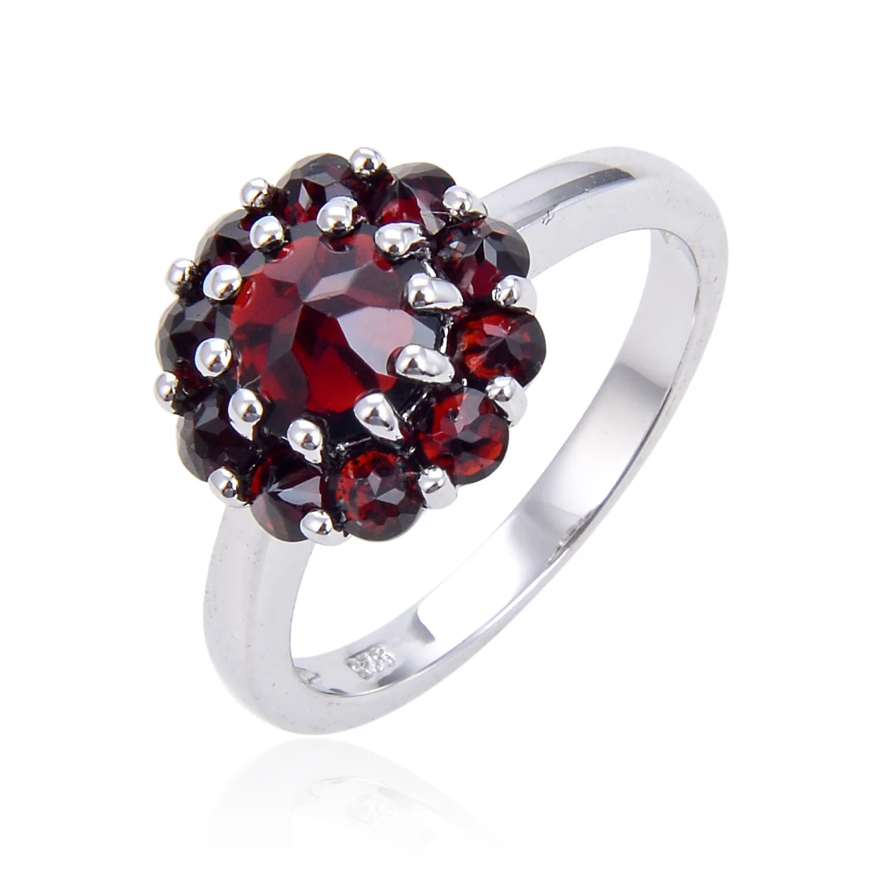 Abiding Jewelry Wholesale Cheap Jewelry Emerald Natural Gemstone Rings Solid 925 Silver Rings