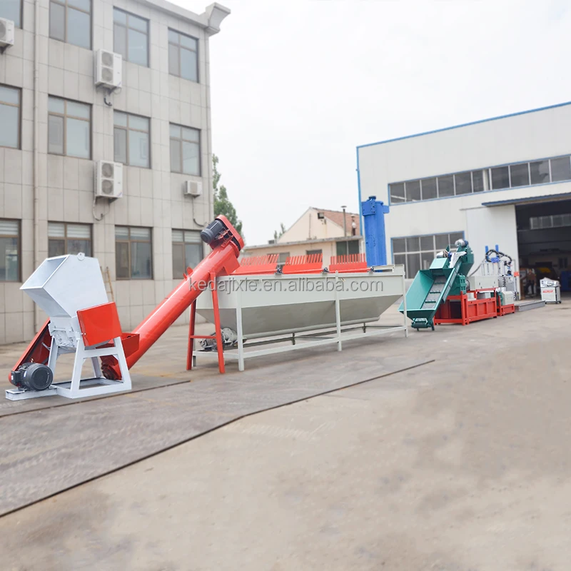 PS Single Screw Pelletizing Extruder Pelletizer Line Recycling Machine PP PE PA EVA Double Stage Plas Granulators Waste Plastic