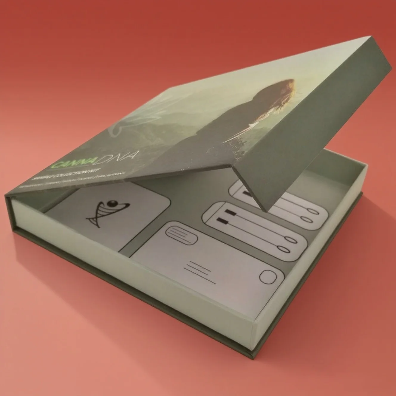 Caja regalo de plato para cena con cierre magnético de lujo | Empaquetado de alta calidad para vajilla | Caja regalo personalizable para platos y utensilios de mesa