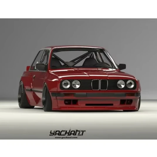 Fiber Glass E30 Coupe Front Lip Fenders Side Skirts Rear Wing Body Kit For 1984-1991 BMW E30 Coupe