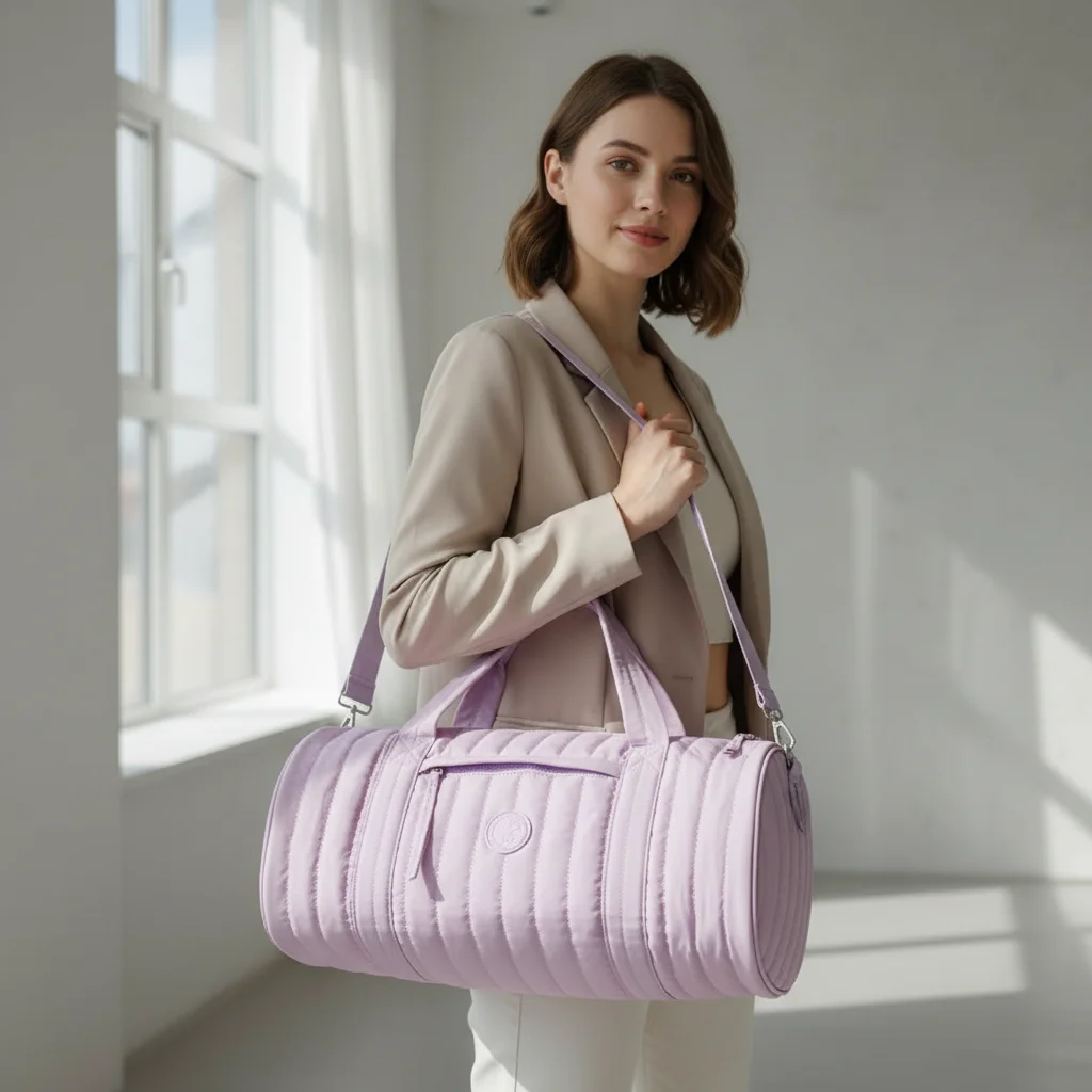 Women's Portable Fitness Bag Comfortable Portable Sports Bag Large-capacity Outdoor Travel Bag Fashionable for Gym Daily