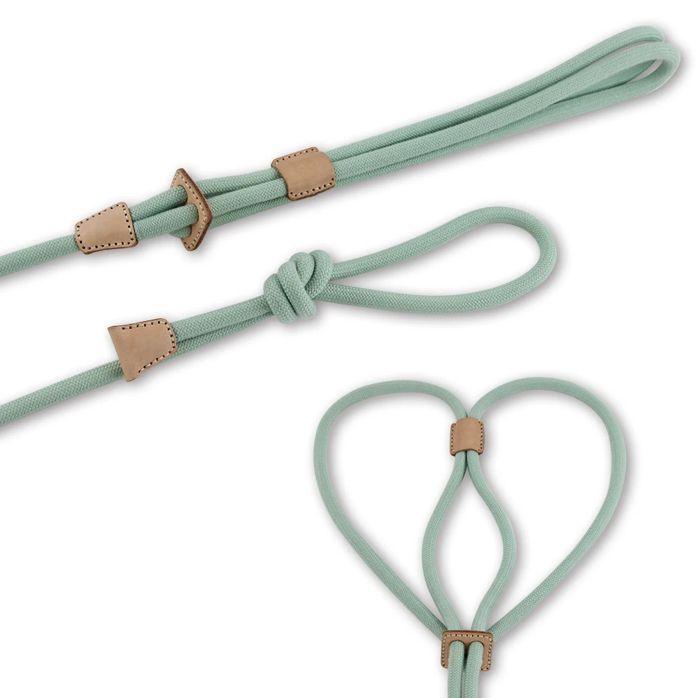 Нейлоновый Поводок для дрессировки собак надежная Прочная шлейка кожаный нескользящий