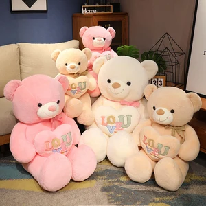 Baby Plush Toy Kids Girl Gifts Teddy Bear Wholesale Plush Love Valentine Day Gift Toy Soft Stuffed Plush Teddy Bear