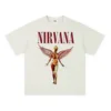 Nirvana bright red angel white